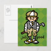 Postkarte vom Putting Green. (Vorne/Hinten)