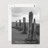 Postkarte vom Ring of Brodgar, Orkney Islands (Vorne/Hinten)