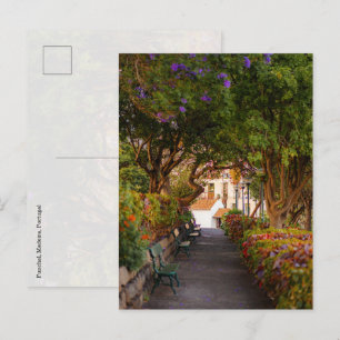 Postkarte vom Stadtpark Funchal, Madeira
