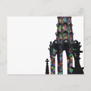 Postkarte vom Vierungsturm des Kölner Doms