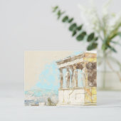 Postkarte von Athen - Altgriechischer Stadtblick, (Stehend Vorderseite)