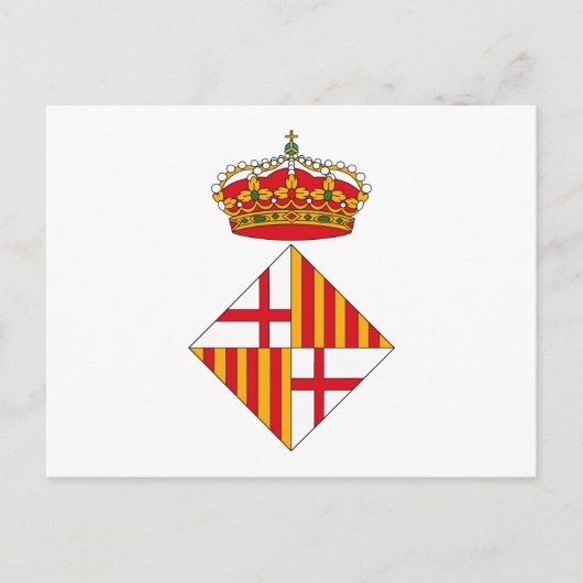 Postkarte von Barcelona (Vorderseite)