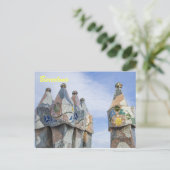 Postkarte von Barcelona, Casa batilo (Stehend Vorderseite)