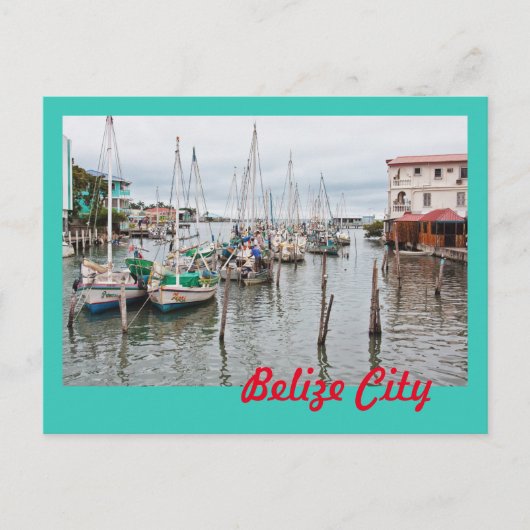 Postkarte von Belize City (Vorderseite)