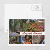 Postkarte von Boquete, Panama (Vorne/Hinten)