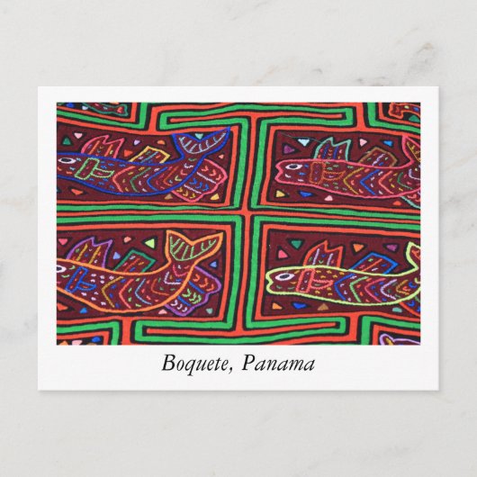 Postkarte von Boquete, Panama (Vorderseite)