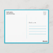 Postkarte von Bora Bora (Rückseite)