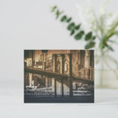 Postkarte "Von Brooklyn nach Manhattan" (Stehend Vorderseite)