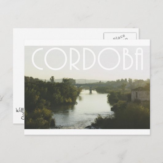 Postkarte von Cordoba, Spanien (Vorne/Hinten)