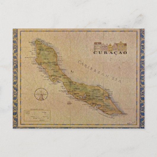 Postkarte von Curacao (Vorderseite)