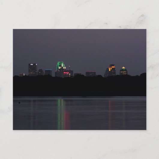 Postkarte von Dallas, Texas (Vorderseite)