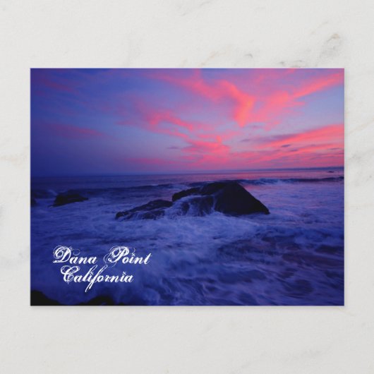 Postkarte von Dana Point California (Vorderseite)