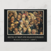 Postkarte von Daumier (Vorderseite)