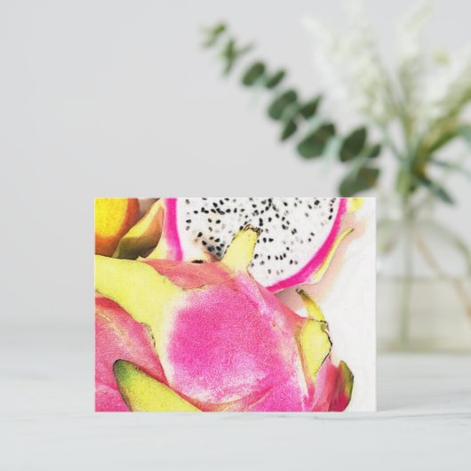 Postkarte von Drachenfrucht (Stehend Vorderseite)