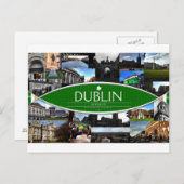 Postkarte von Dublin (Vorne/Hinten)
