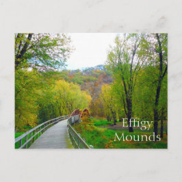 Postkarte von Effigy Mounds