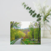 Postkarte von Effigy Mounds (Stehend Vorderseite)