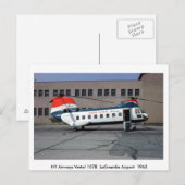 Postkarte von Flugzeugen (Vorne/Hinten)