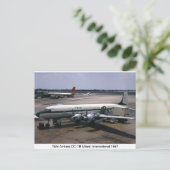 Postkarte von Flugzeugen (Stehend Vorderseite)