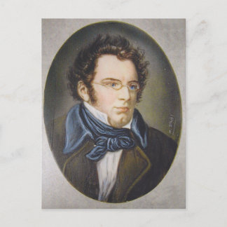 Postkarte von Franz Schubert, nach einer Stalh-Min
