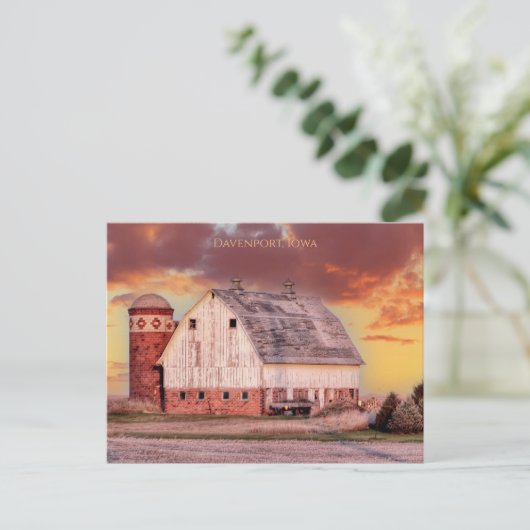 Postkarte von Iowa (Stehend Vorderseite)