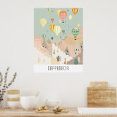 Postkarte von Kappadokien | Kapadokya Ballon Poster (Küche)