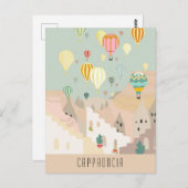 Postkarte von Kappadokien | Kapadokya Balloon Drea (Vorne/Hinten)