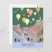 Postkarte von Kappadokien | Kapadokya Balloon Drea (Vorne/Hinten)