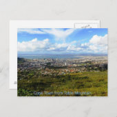 Postkarte von Kapstadt aus Tafelberg (Vorne/Hinten)