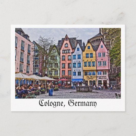 Postkarte von Köln, Deutschland (Vorderseite)