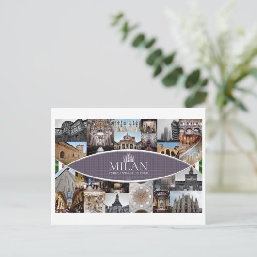 Postkarte von Mailand (Stehend Vorderseite)