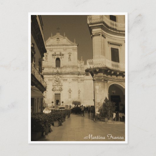 Postkarte von Martina Franca (Vorderseite)
