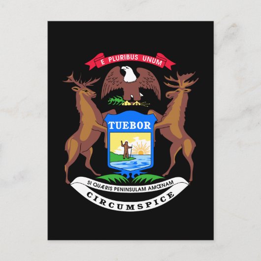 Postkarte von Michigan (Vorderseite)