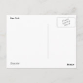 Postkarte von New York (Rückseite)