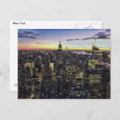 Postkarte von New York (Vorne/Hinten)