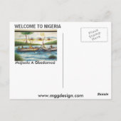 Postkarte von NIGERIA (Rückseite)