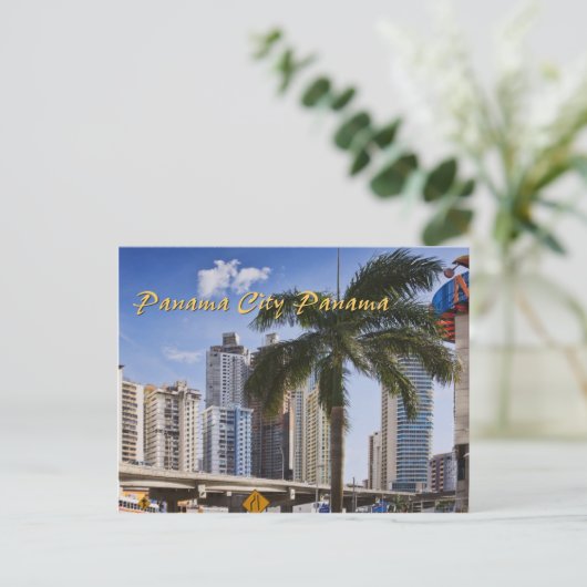 Postkarte von Panama City Panama (Stehend Vorderseite)