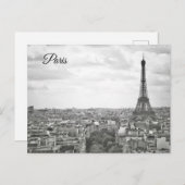 Postkarte von Paris (Vorne/Hinten)