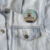Postkarte von Paris-Eiffelturm Button (Beispiel)