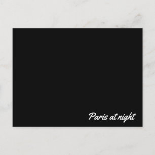 Postkarte von Paris nachts