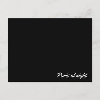 Postkarte von Paris nachts