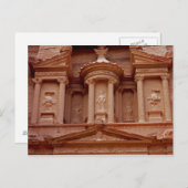Postkarte von Petra, Jordanien (Vorne/Hinten)