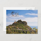 Postkarte von Provence, Eze (Vorne/Hinten)