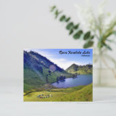 Postkarte von Ranu Kumbolo Lake Indonesien (Stehend Vorderseite)