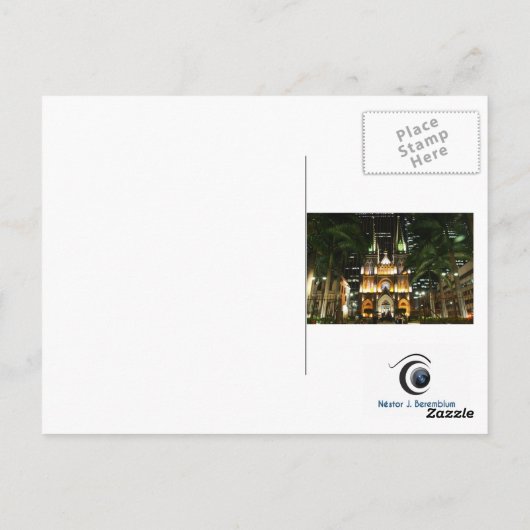 Postkarte von Rio de Janeiro (Rückseite)