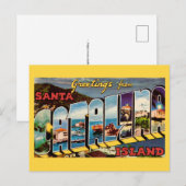 Postkarte von Santa Catalina Island (Vorne/Hinten)