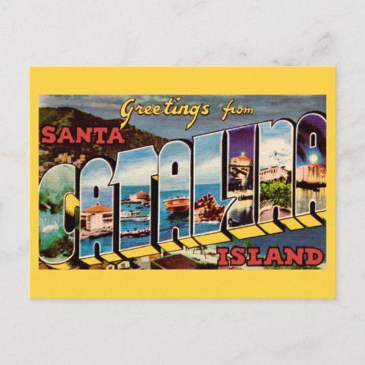 Postkarte von Santa Catalina Island (Vorderseite)