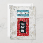 Postkarte von Sevilla - Abstrakte Kunst (Vorne/Hinten)