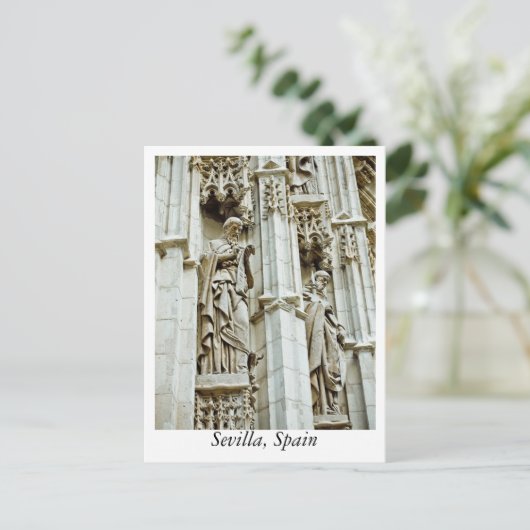 Postkarte von Sevilla, Spanien (Stehend Vorderseite)