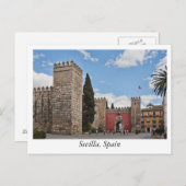 Postkarte von Sevilla, Spanien (Vorne/Hinten)